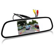 5 inch Digital Color TFT 800x480 LCD Car Parking Mirror Monitor 2 Video