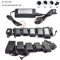 หม้อแปลงไฟฟ้าให้แสงสว่าง DC5V หม้อแปลง12V 24V AC 110V 220V สวิตช์จ่ายไฟสลับ3A 2A 1A 8A 6A 5A 10A ไฟ LED อะแดปเตอร์สำหรับกล้องวงจรปิดโคมไฟ LED