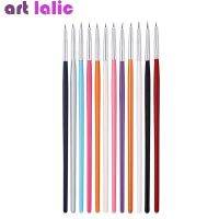 12Pcs/Lot Nail Art Brush Design Brushes Pen Fine Details Liner Tips Drawing Paint Set Tool