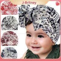 หมวกสตรีสำหรับเด็กแรกเกิดเด็กแบบอินเดีย J-BRITNEY หมวกทรง Beanie ผ้าโพกศีรษะหมวกคลุมผมพิมพ์ลาย