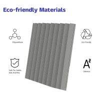 12 Pack Self-Adhesive Acoustic Panels, Sound Proof Foam Panels, High Density Soundproofing Wall Panels for Home