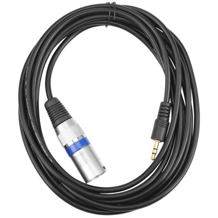 3m 3.5mm Stereo Jack Plug To 3 Pin XLR Male Cable Microphone Audio
