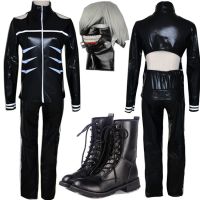 Anime Japanese Tokyo Ghoul Cosplay Kaneki Ken Cosplay Costume Hoodie Jacket Pants Shorts Full Set Outfits Men Masks Uniforms