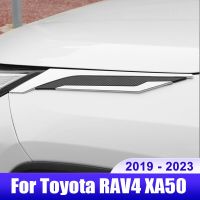 For Toyota RAV4 XA50 2019 2020 2021 2022 2023 RAV 4 Hybrid Car Leaf Board Trim On Shark Gills Decoration Cover Essories