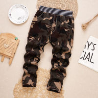 เด็กผู้ชายกางเกงขายาว อำพราง กางเกงลำลอง（Boys Camouflage Pants Casual Pants Boy Pants）