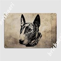 Celestineor English Bull Terrier โปสเตอร์โลหะสำหรับคลับและตกแต่งผนังบ้าน