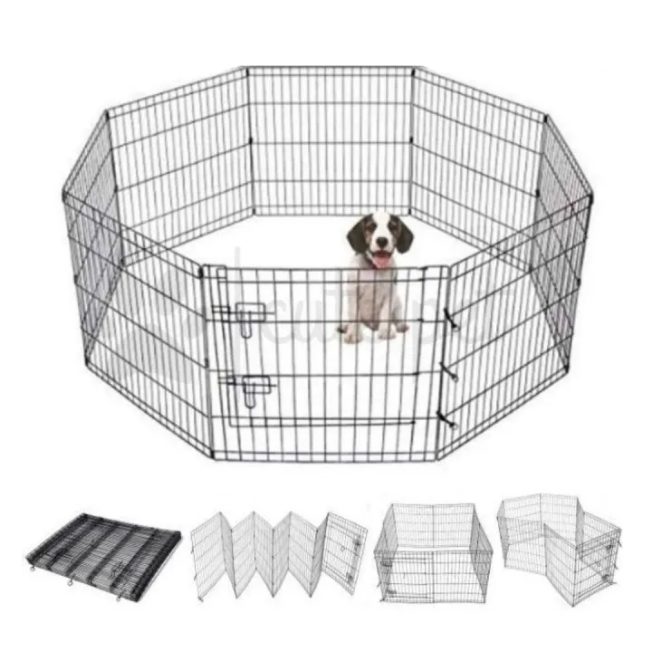 COD PET Cage 8 Panel Fence Playpen (2ft, 2.5ft, and 3ft) Foldable Pet