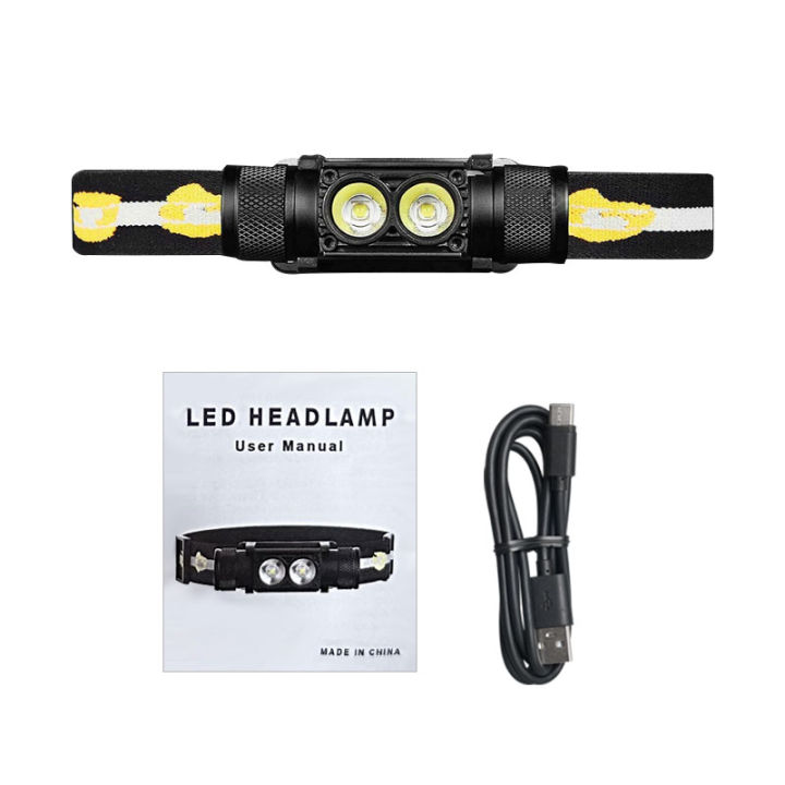 ไฟหน้า-h25s-18650ไฟหน้าสอง-luminus-sst40-led-1200-lm-usb-ชาร์จโคมไฟ