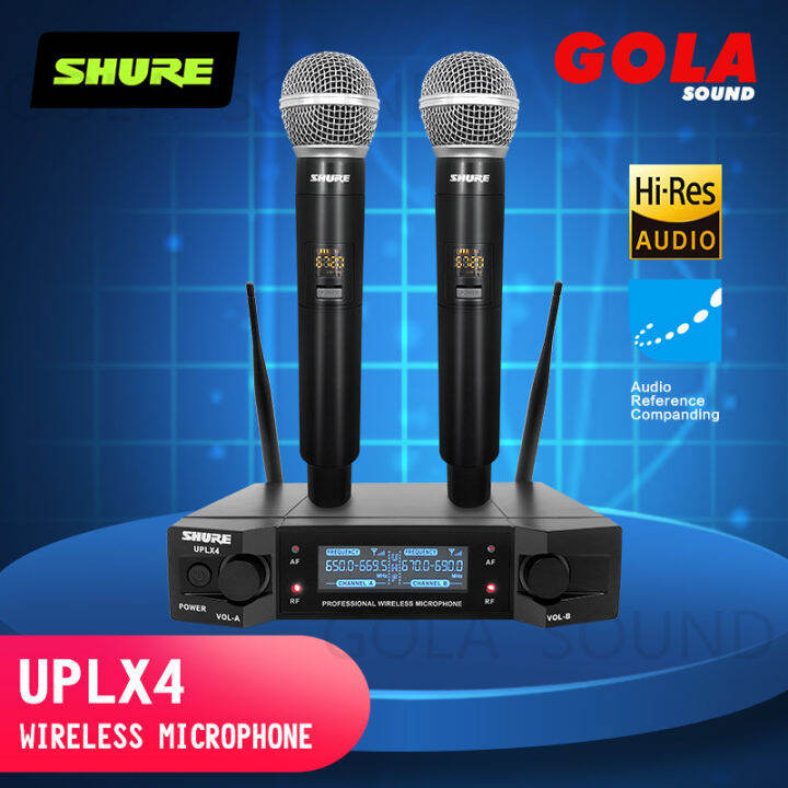 【GOLA SOUND】 Shure UPLX4 Wireless Microphone Dual Microphone Adjustable