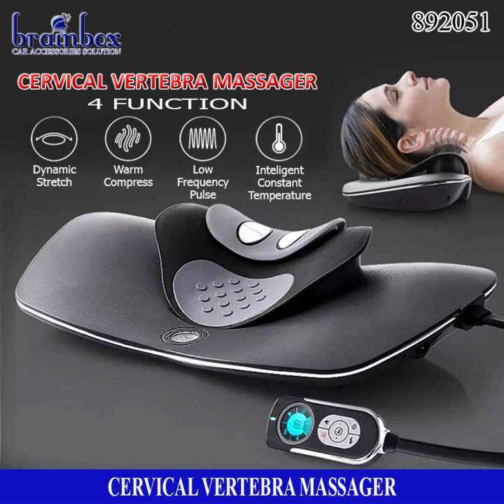 Cervical Vertebra Massager Alat Terapi Leher Saraf Kejepit Alat Pijat