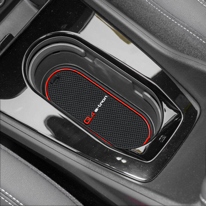 14pcs-สำหรับ-audi-q4-e-tron-รถจัดแต่งทรงผมภายใน-anti-slip-mat-ที่วางแก้ว-mat-ประตู-groove-pad-เบาะยางอุปกรณ์เสริม