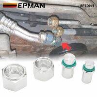 EPMAN AC Block Off Kit Aluminum CNC Plugs For Chrysler Town and Country Dodge Caravan 2004-2011 Rear Air EPTD915