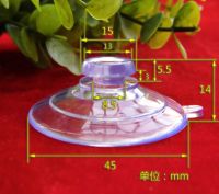 ✘❀℗ Home storage suckers 40mm round head perforated suction cup case bag toy pendant transparent sanitary tile sucker