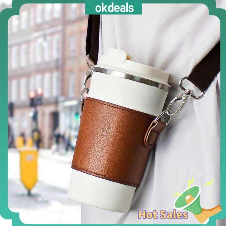 OKDEALS Hanging EcoFriendly HandCarrying Sleeve Coffee Cup Holder