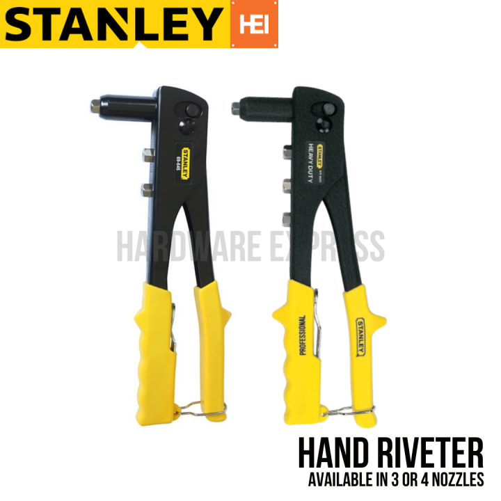 Stanley Hand Riveter 3 or 4 nozzles 69646 69800 Lazada PH
