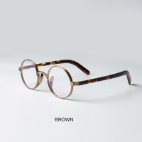 Men Titanium Glasses Frame Round Women Japan Luxury Prescription Myopia Optical Acetate Eyeglasses Frame Vintage Small Eyewear