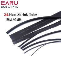 ☞ 1M 2:1 Black Thermoresistant Heat Shrink Tube Wire Cable sleeve Heat Shrink Tubing Insulated Sleeving wire Connector Protector