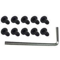 10Pcs Scooter Handlebar Front Fork Tube Screws with Hexagon Handle Replacement Parts Kits for M365 Es2