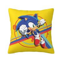 [FAZOZO Home Textile Store] การ์ตูน Sonics นอร์ดิกปลอกหมอนตกแต่งบ้านเก้าอี้ปลอกหมอนอิงห้องนั่งเล่นตกแต่ง