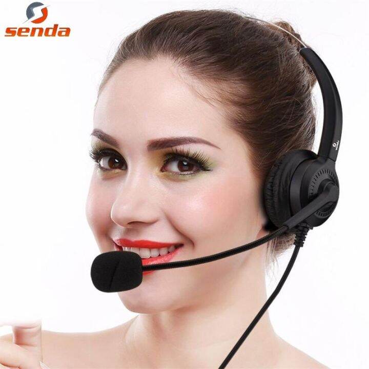 Waterproof Senda USB Headset Noise Cancellation USB Call Center