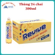 Thùng 24 chai nước bù khoáng Revive chanh muối 390ml