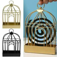 Creative bird cage mosquito coil holder household mosquito portable iron fireproof coil cage box coil mosquito hanging Y5S4