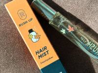 น้ำหอม หอมนุ่ม กลิ่นวานิลลาและคาราเมล มีความหอมนานติดทน บำรุงผม Amber  RUSH UP hair mist 10 ml. 1pc.