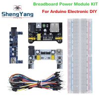 [สาย513อิเล็กทรอนิกส์ร้อน]☍✳แผงวงจรทดลอง MB102 MB-102 400จุด830จุดบัดกรี PCB ทดสอบบอร์ดขนมปังพัฒนา Dupont Line DIY สำหรับ SYB-830ห้องปฏิบัติการ Arduino