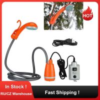 【LZ】✹﹍♣  Chuveiro Camping portátil Outdoor Electric Shower Pump Chuveiro recarregável Grande capacidade Folding Bucket para caminhadas Viajar