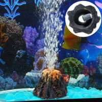 Volcano Shape Aquarium Air Stone Bubbler Realistic Volcano Fish Tank Oxygen Pump Accessories Aquarium Landscape Decor Ornament