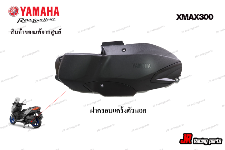 ฝาครอบแคร้งตัวนอกสีดำด้าน-สำหรับรถ-yamaha-รุ่น-xmax300-แท้ศูนย์จากศูนย์-100-หมายเลขอะไหล่-b74-e5431-01