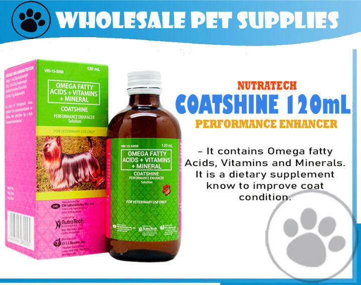 Coatshine 120ml (Omega Fatty Acids + Vitamins + Minertal) Performance