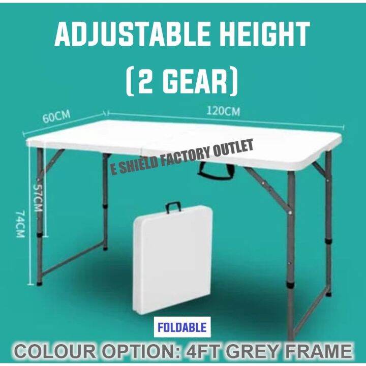 6ft 180cm Multipurpose Folding Table PORTABLE Table Banquet Table 6 Kaki Meja Lipat Pelbagai