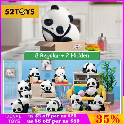 Original Panda Roll Pandas Are Also Cat Series Blind Box Toys Ornaments Action Figures Kawaii Animal Model For Girls Gift Dolls
