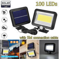 100LED Solar Light Outdoor Remote Control Waterproof For Garden Street Landscape Spotlight Wall Solar Powered Flood Lamp