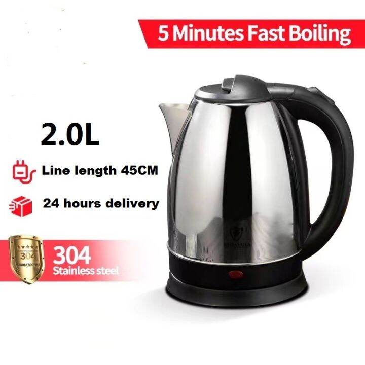Stainless Electric Kettle Water Heater Lazada PH