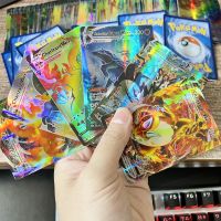 50-300Pcs Pokemons Card TAKARA TOMY V MAX Cards Game Battle Carte Trading Children