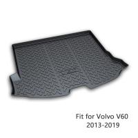 NEW 1Set Car Cargo rear trunk mat For Volvo V60 2013 2014 2015 2016 2017 2018 2019 Waterproof carpet Anti-slip mat Styling