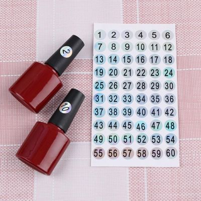 hot！【DT】™  Digital Label Self-adhesive Number Sticker Tableware Scrapbooking Stickers Tags