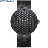 CRRJU Watches Men Top Brand Luxury Cow Quartz-Watches Sport Mens Watches Waterproof Relogio Heren Hodinky Wristwatch