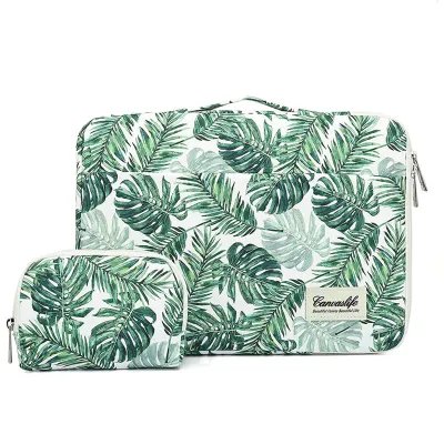 Womens notebook computer bag Banana leaf Laptop Liner bag for 13 13.3 14 15 15.6 Laptops and Pro Air 13 15
