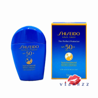 Shiseido Perfect Protector SPF50+ PA++++ 50mL ชิเซโด้ ครีมกันแดดเนื้อโลชั่น ปกป้องผิวจากรังสียูวีในแสงแดดด้วย SynchroShield เทคโนโลยีที่ช่วยยกระดับการปกป้องสุ่อีกขั้นที่เหนือกว่าสูตรเดิม