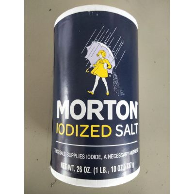 🔷New Arrival🔷 Morton Iodized Salt เกลือ เสริม ไอโอดีน มอล์ตัน26 Oz