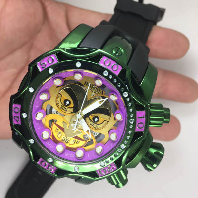นาฬิกาผู้ชาย Invictaa Men S Quartz Watches Rubber Strap Men S Wrist Watches High Quality Watches For Men Street Style