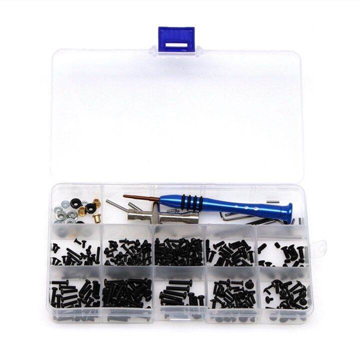 m2-m2-5-m3-screw-fastener-kit-tool-box-for-144001-144010-124007-124016-124017-124018-124019-rc-car-spare-parts