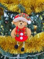 ตุ๊กตาแขวน สินค้าพร้อมส่ง ของตกแต่งในวันคริสต์มาส สินค้าน่ารักๆขนาดโดยประมาณ ยาว 9 ซม สูง 16 ซม กว้าง 2 ซม