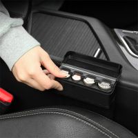 【hot】ஐ☜♈  black plastic Car Coin Money Organizer Stowing Tidying Holder Interior Accessories Storage