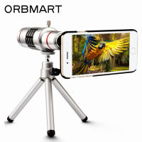 ORBMART 18X Optical Zoom Telescope เลนส์โทรศัพท์มือถือสำหรับ Apple iPhone 7 7 Plus พร้อมขาตั้งกล้องขนาดเล็กและฝาครอบด้านหลัง-iewo9238