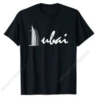Dubai - Burj Al Arab T-Shirt Cotton Male T Shirts Normal Tops Men Tees New Arrival Camisa