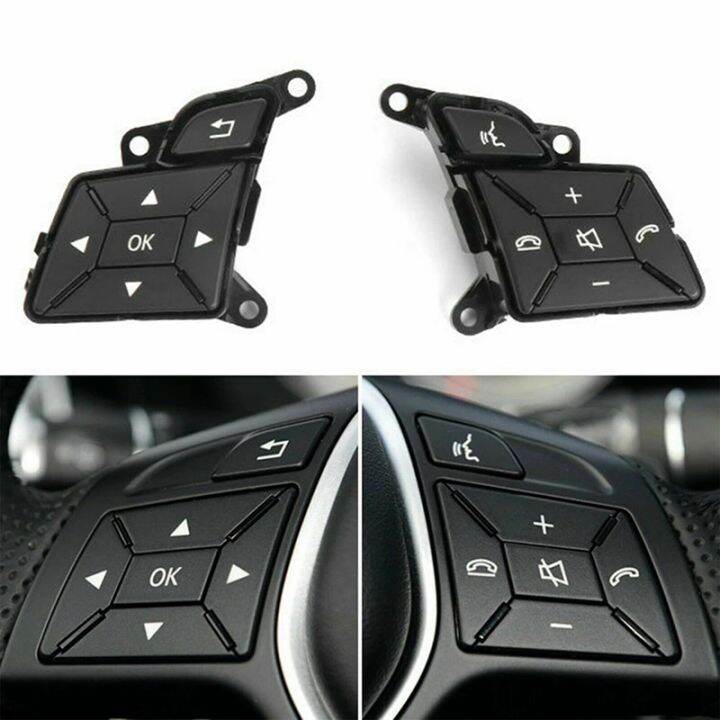 Car Steering Wheel Control Switch Button Cover for Mercedes Benz W204